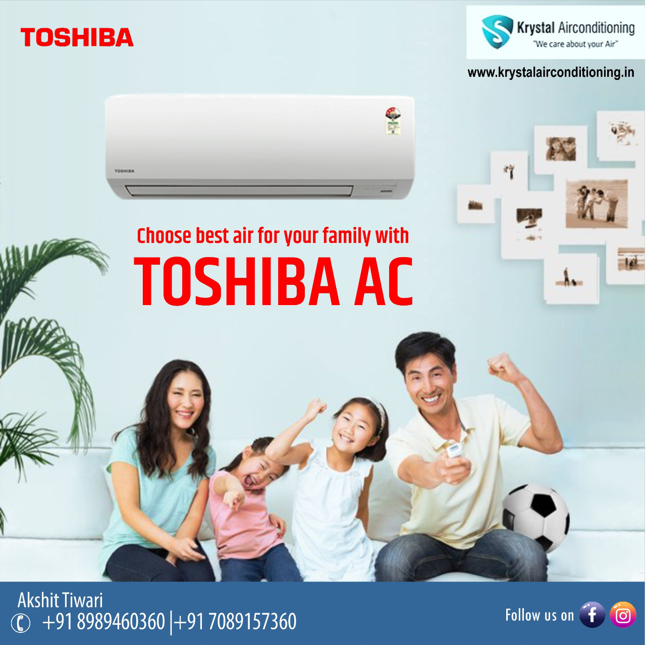 Best Dealer for Toshiba Split AC in Indore